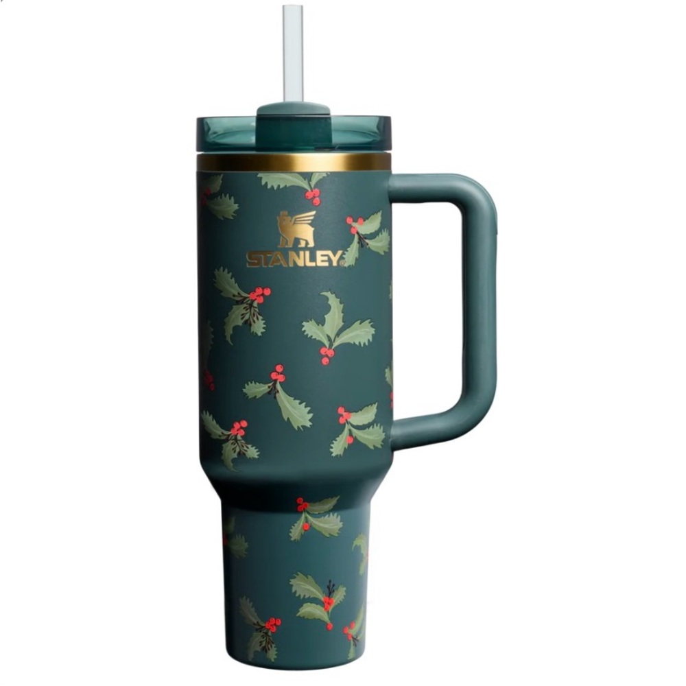 NIB Stanley Cheers & Cheer Quencher ProTour Flip Straw Tumbler Holiday Botanical